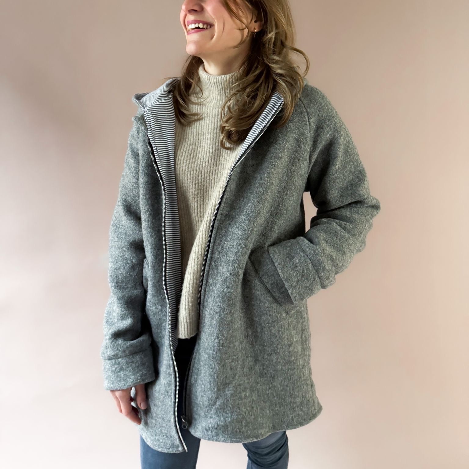 Nähanleitung: Jacke Loulu Größe 34-52