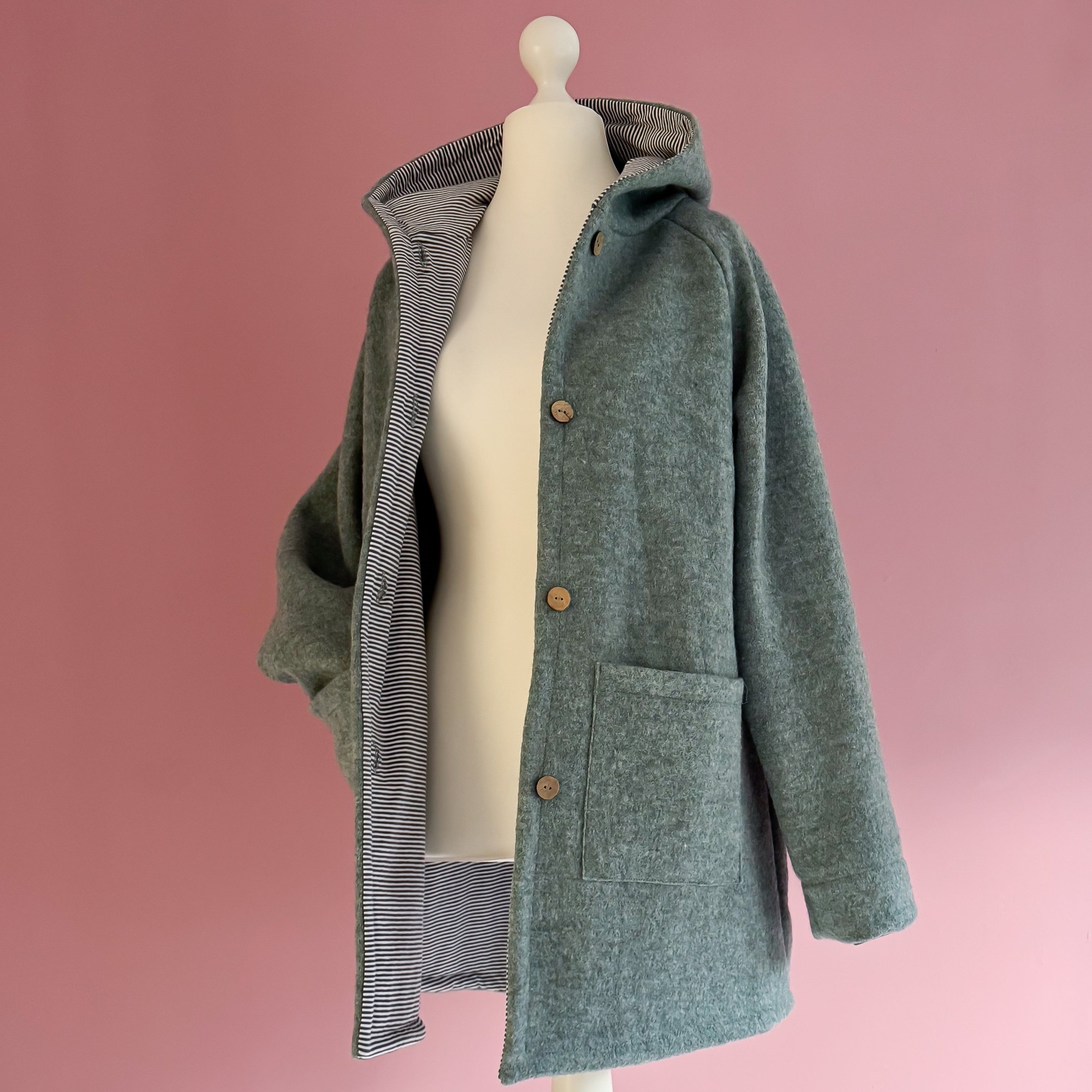 Nähanleitung: Jacke Loulu Größe 34-52