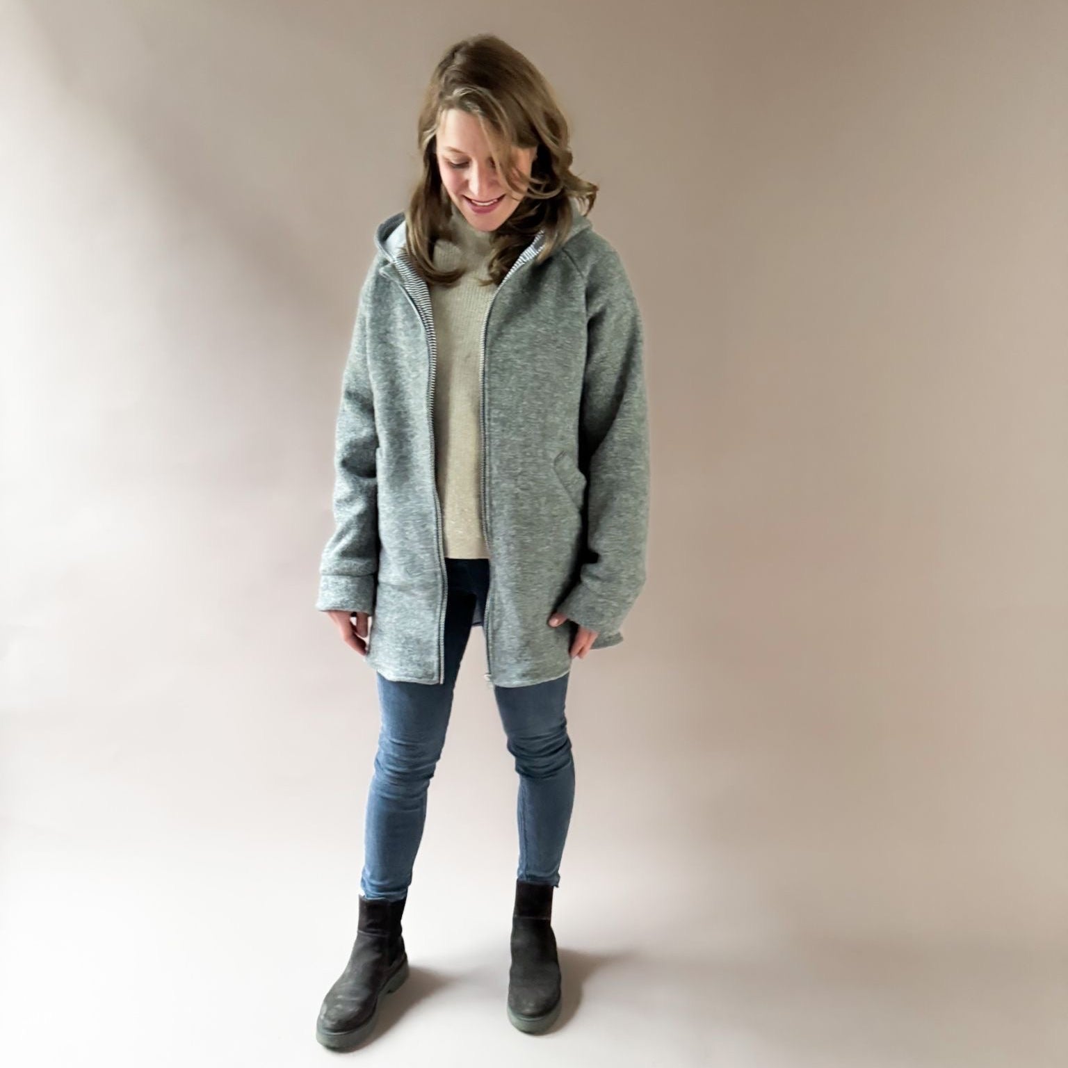 Nähanleitung: Jacke Loulu Größe 34-52