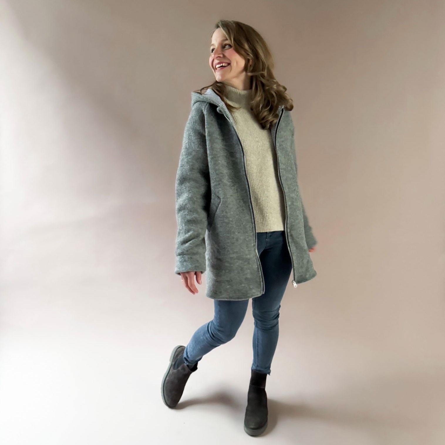 Nähanleitung: Jacke Loulu Größe 34-52