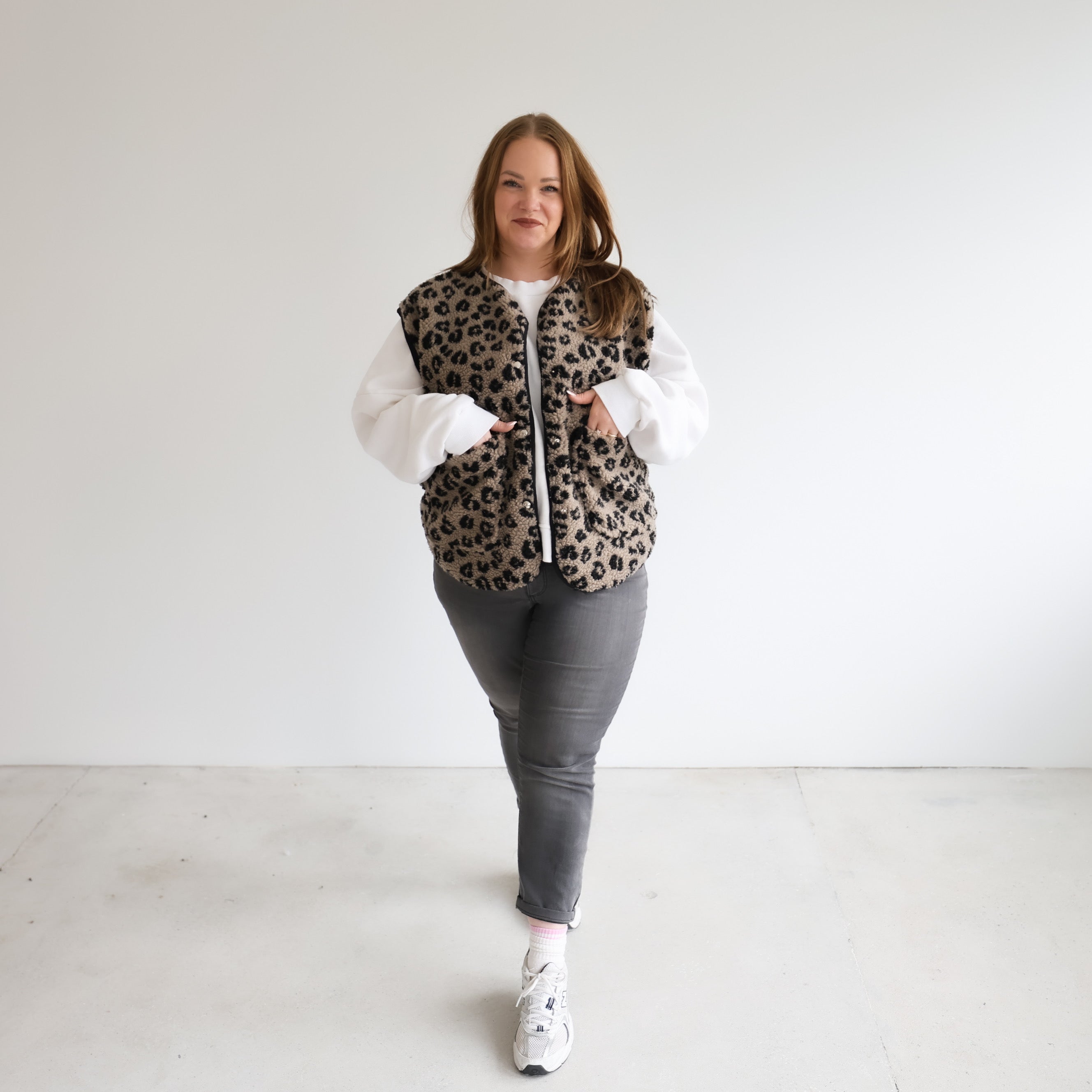 Nähanleitung: Comfy Weste Größe 34-52