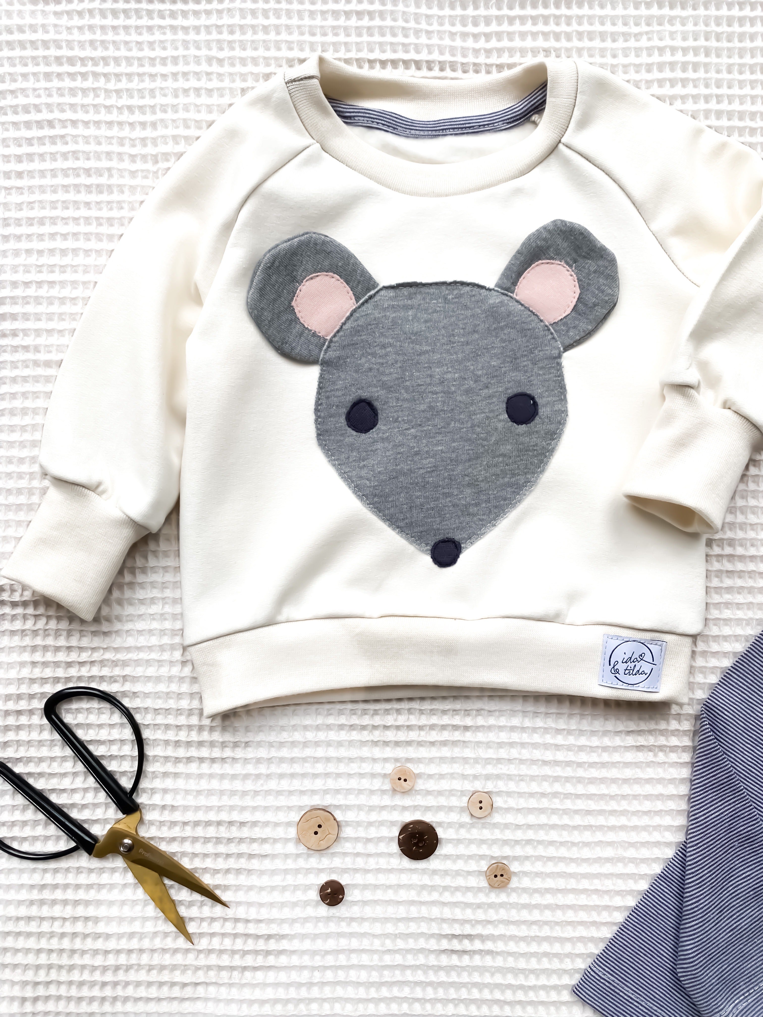 Nähanleitung: Cozy Sweater Größe 62-134