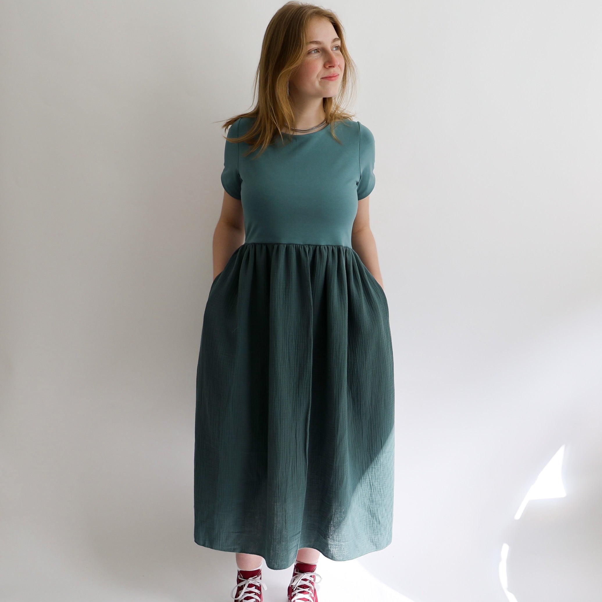 Nähpaket: Kleid Paulina DIY Box (Gr. 34-52)