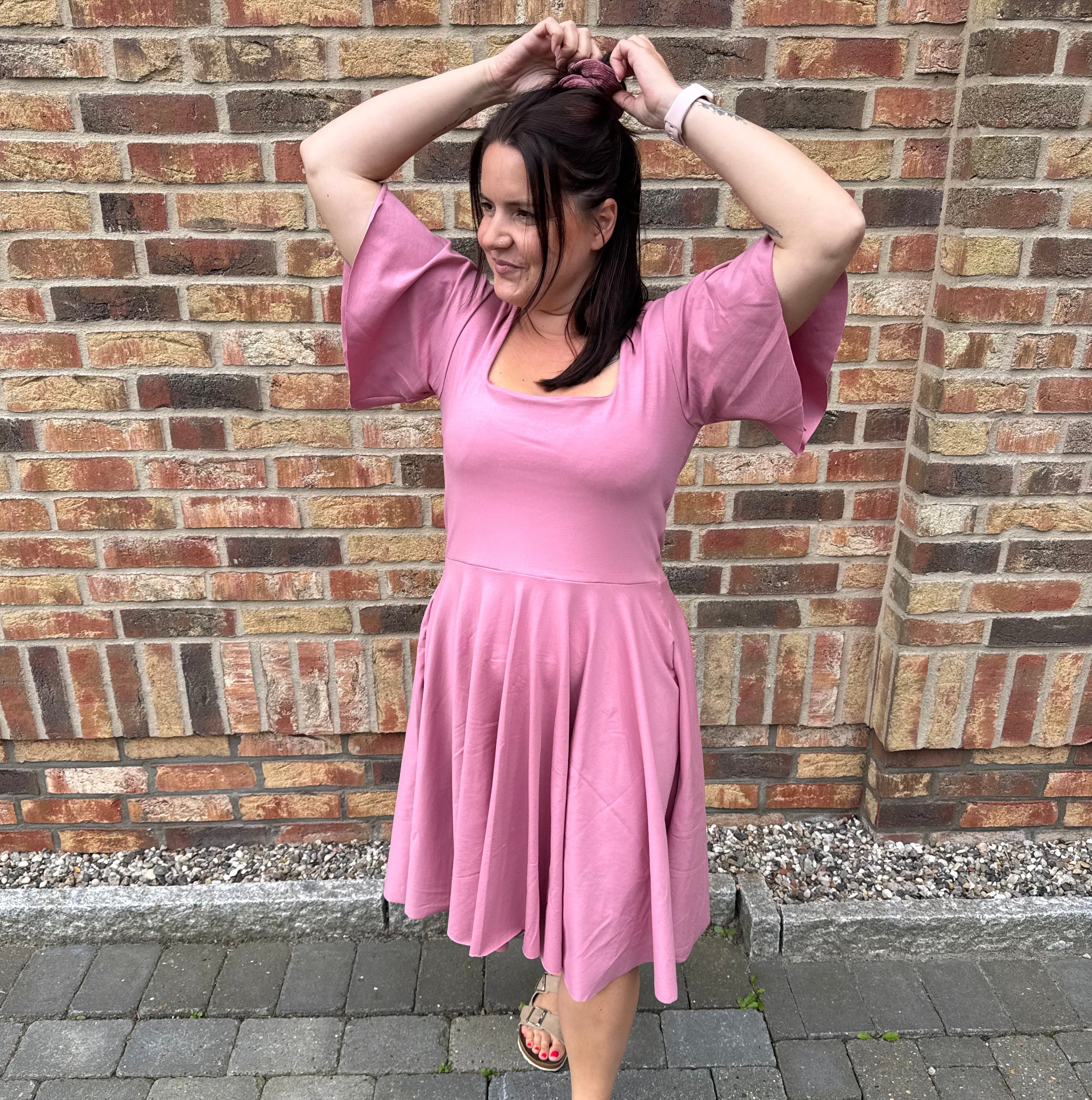 Nähpaket: Kleid Flora (Gr. 34-52)