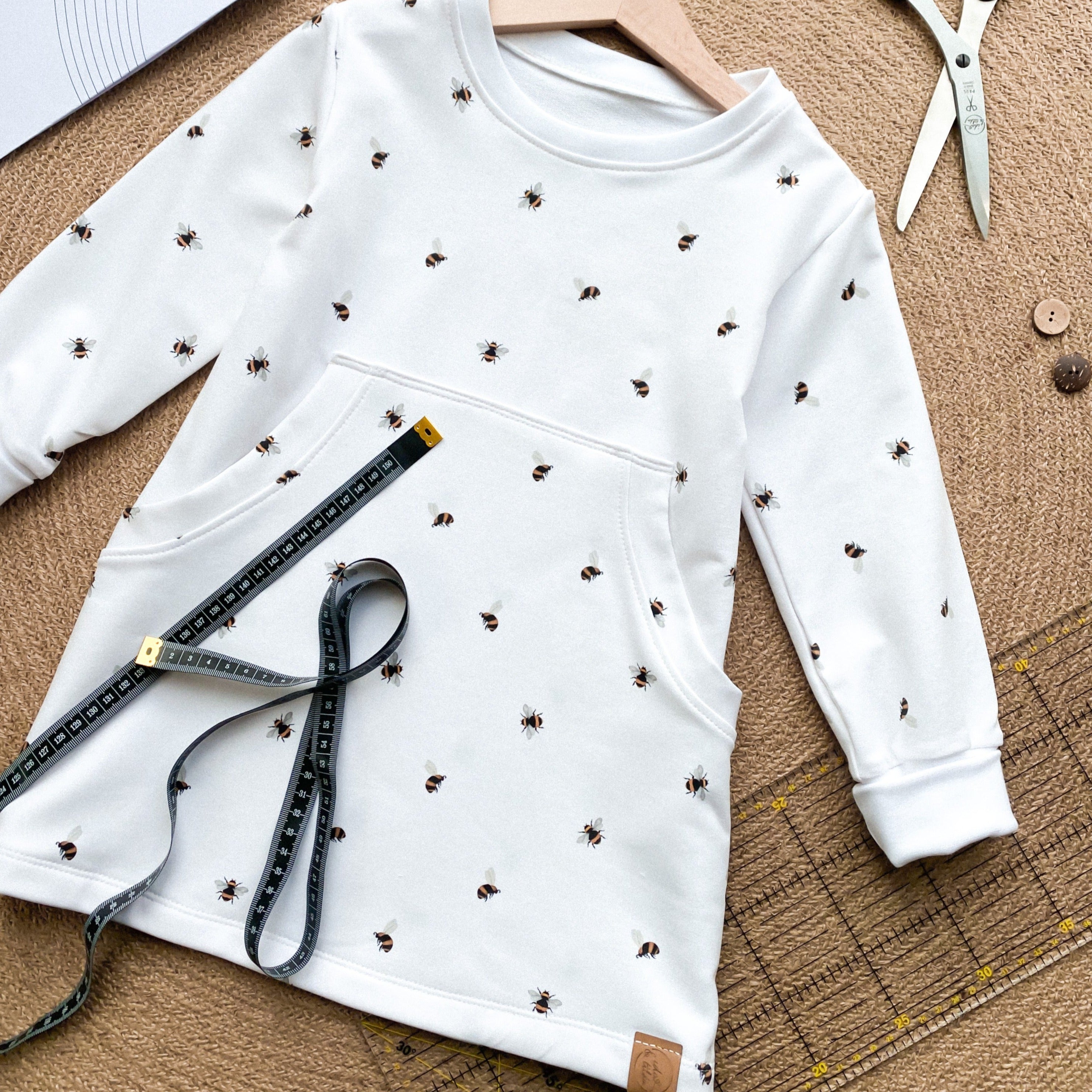 Nähanleitung: Sweatkleid Lotti Größe 74-134