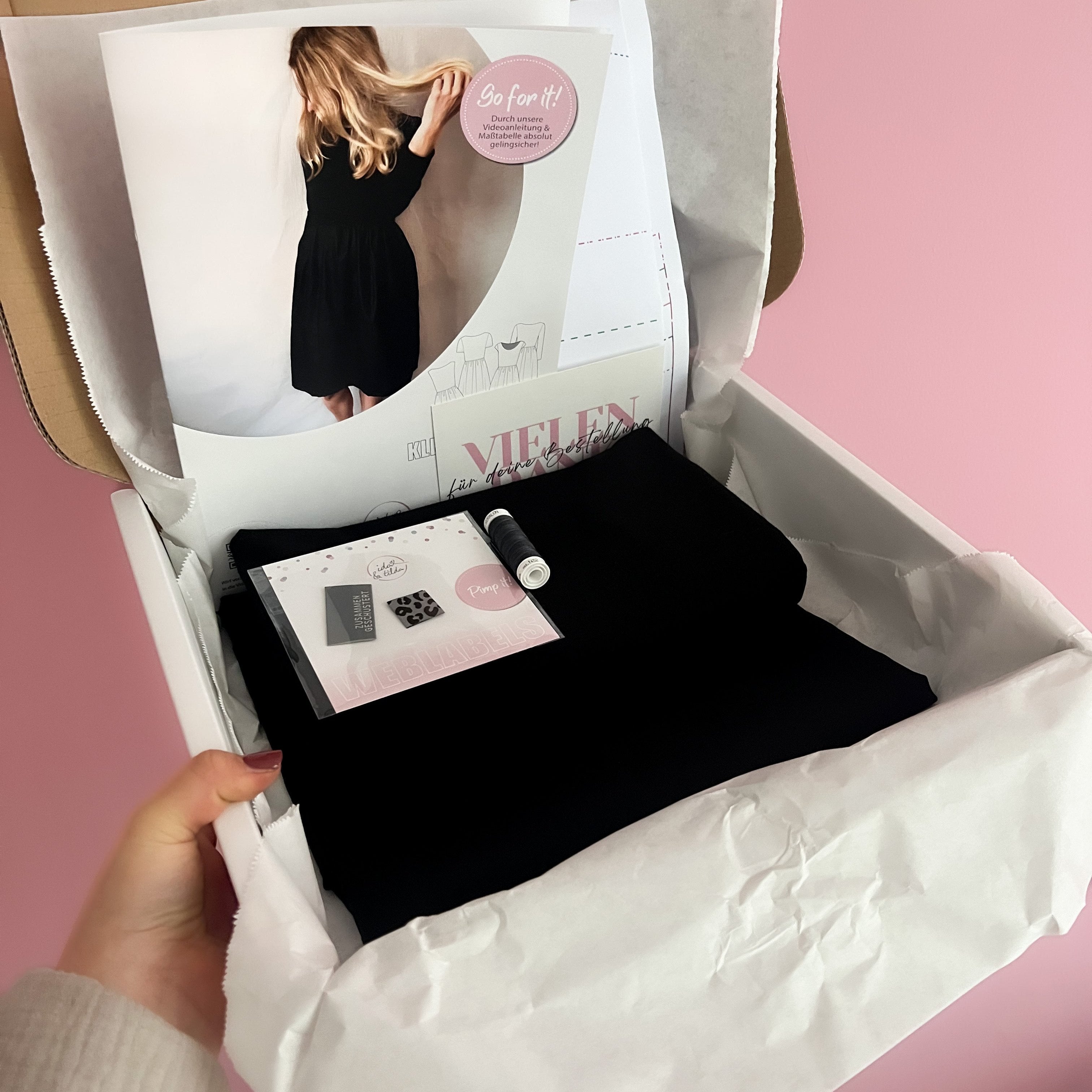 Nähpaket: Swingy Dress (Gr. 34-52)