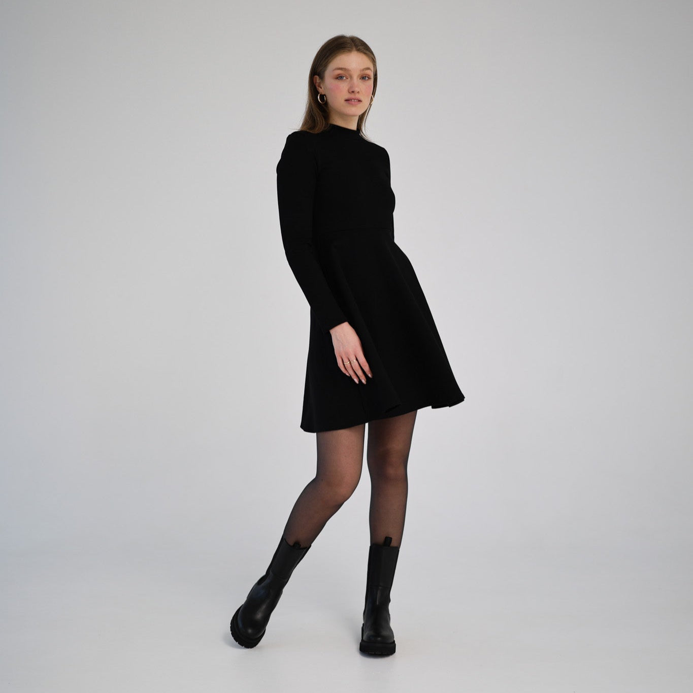 Nähpaket: Swingy Dress (Gr. 34-52)