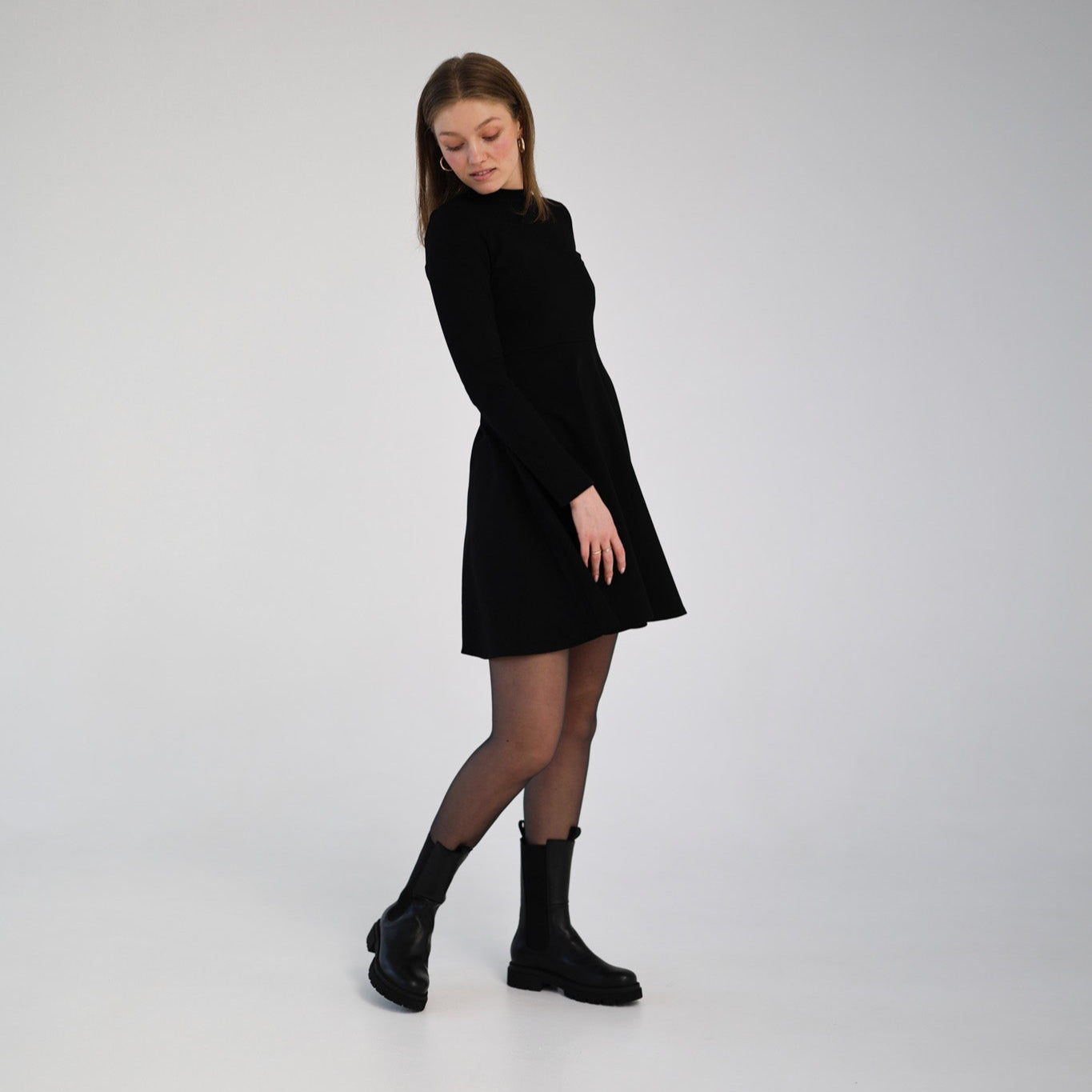 Nähpaket: Swingy Dress (Gr. 34-52)