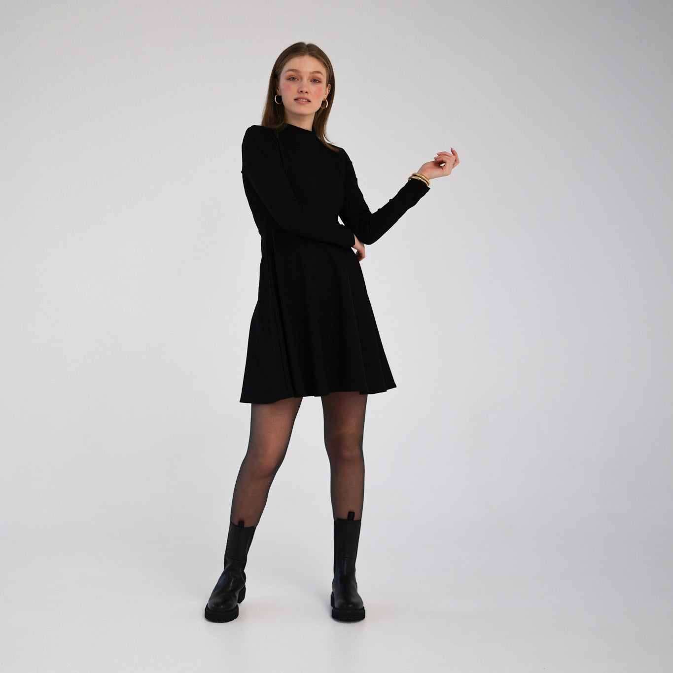 Nähpaket: Swingy Dress (Gr. 34-52)