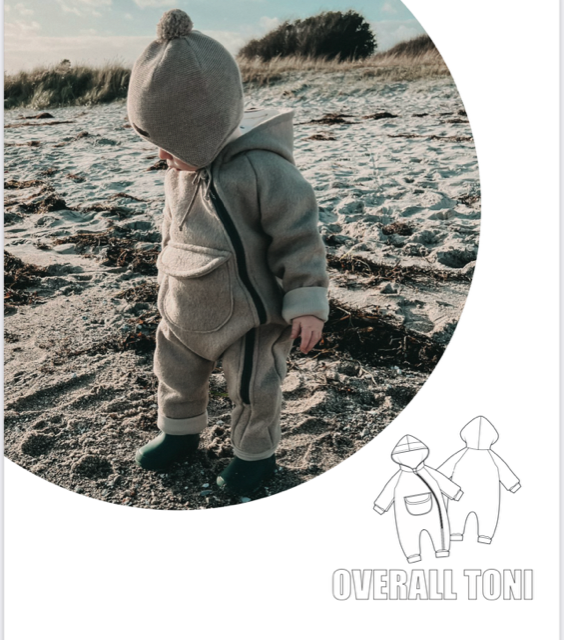 Nähanleitung: Overall Toni Größe 56-122