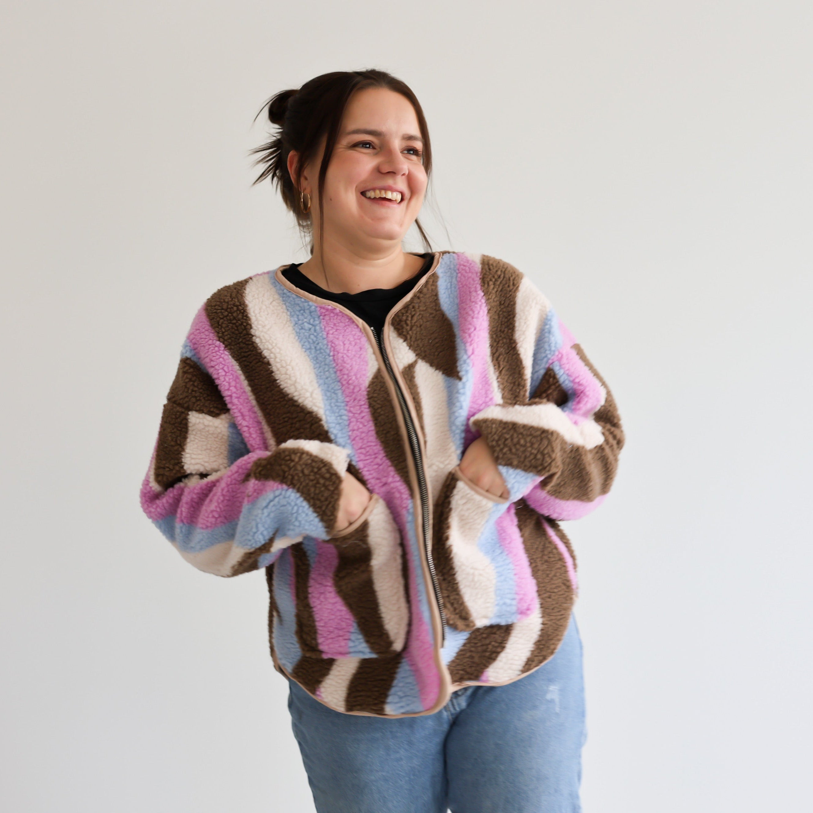 Nähanleitung: Comfy Jacke Größe 34-52