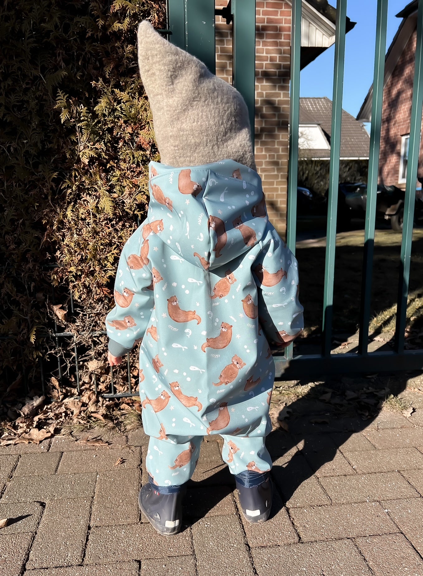Nähanleitung: Softshell Overall Emmi Größe 74-122