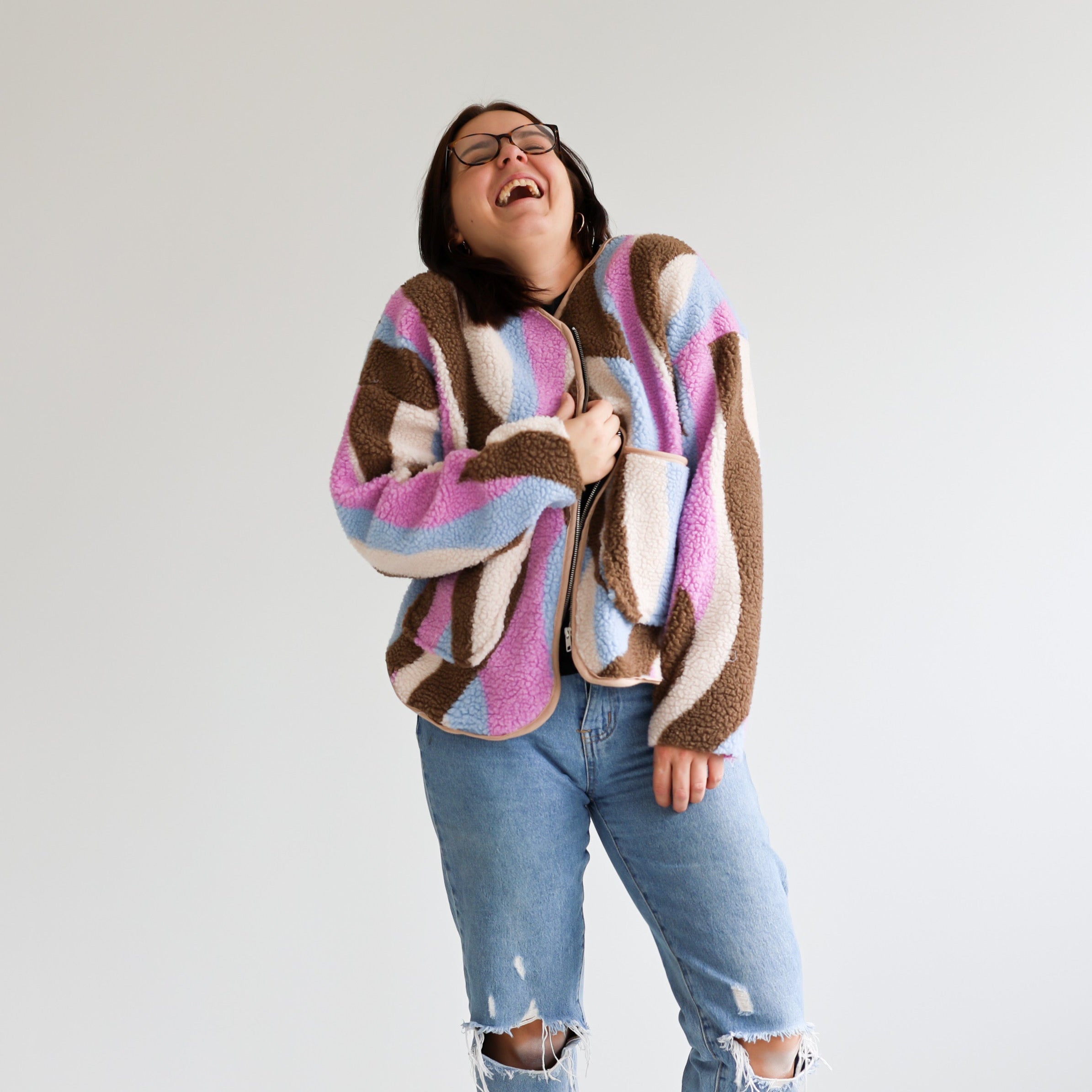 Nähanleitung: Comfy Jacke Größe 34-52