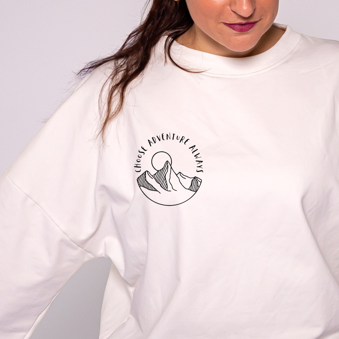 Bügelbild - Choose Adventure Always (klein)