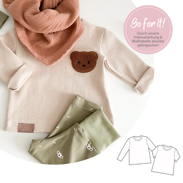 Nähanleitung: Shirt Tom Gr. 56-134