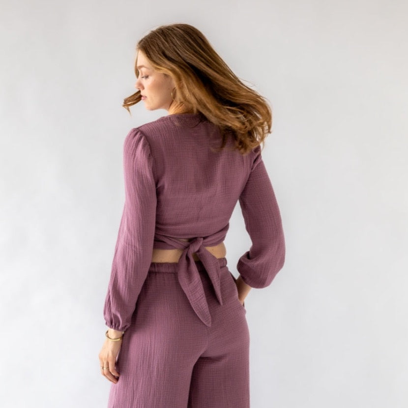 Nähanleitung: Comfy Wickelbluse Gr.34-52