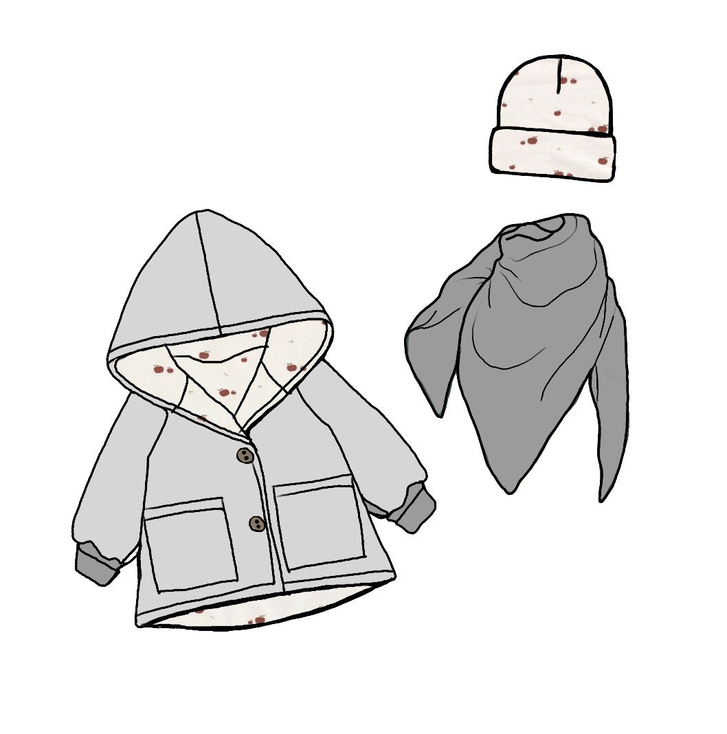 Nähpaket: Jacke Loulu DIY Box Gr. 74-122