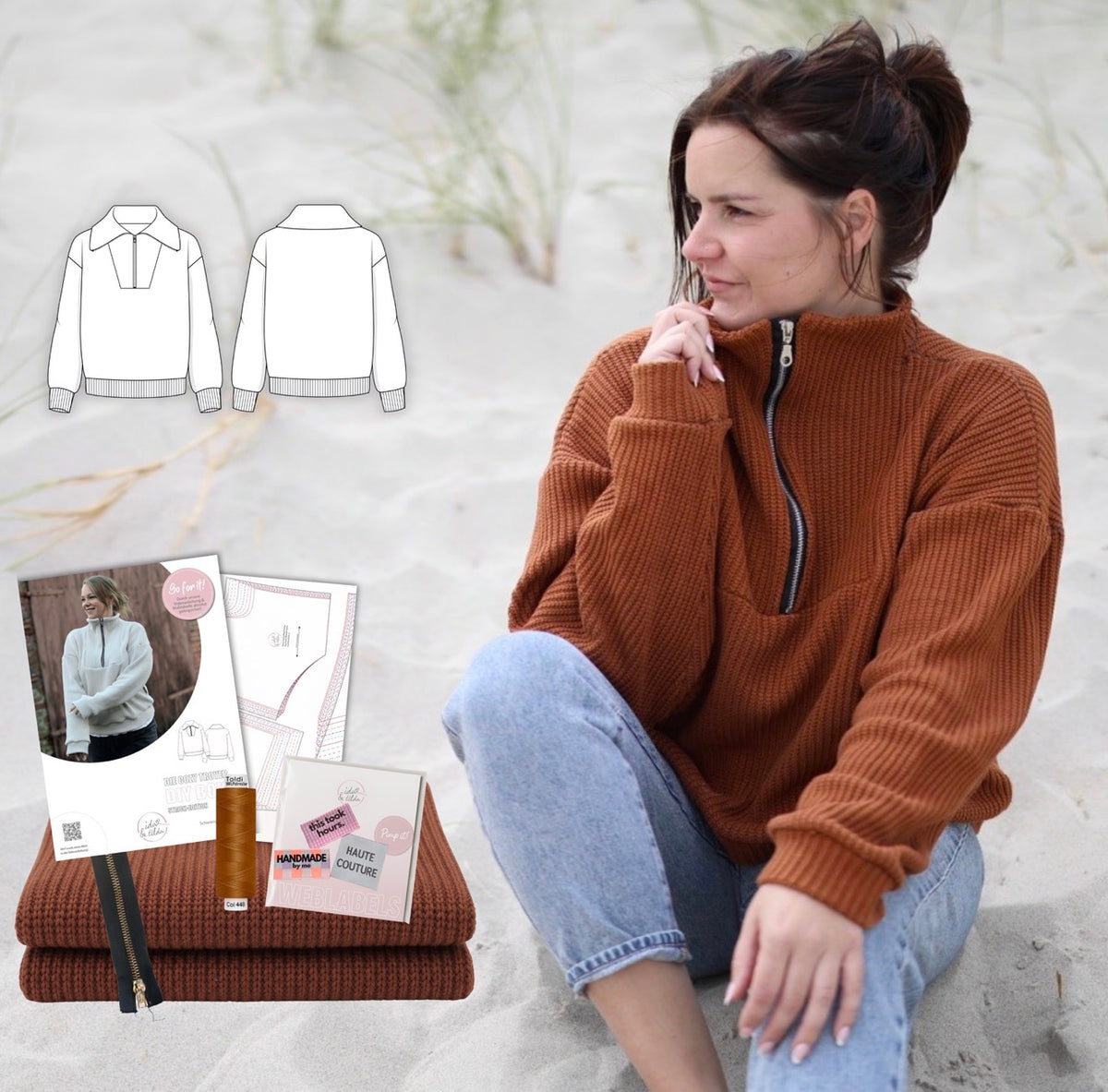Refill-Kit: Strick Troyer (Gr. XS-XXL)