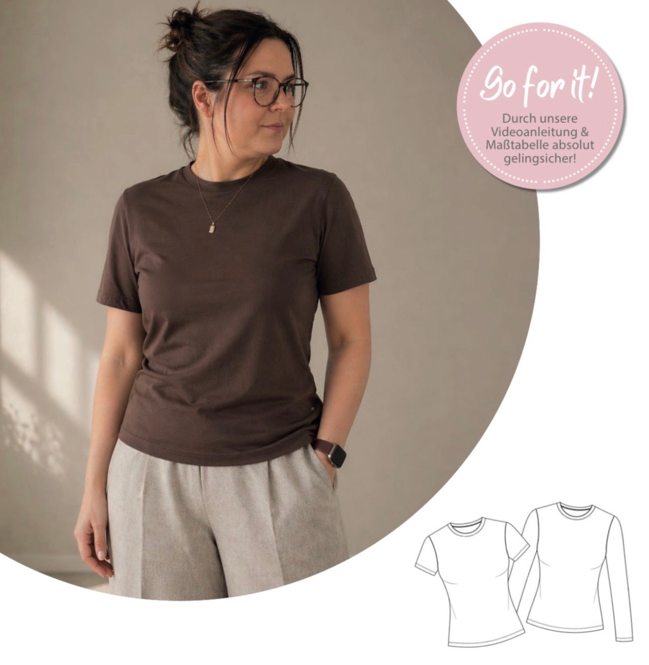 Nähanleitung: Slim Fit Shirt Gr. 34-52