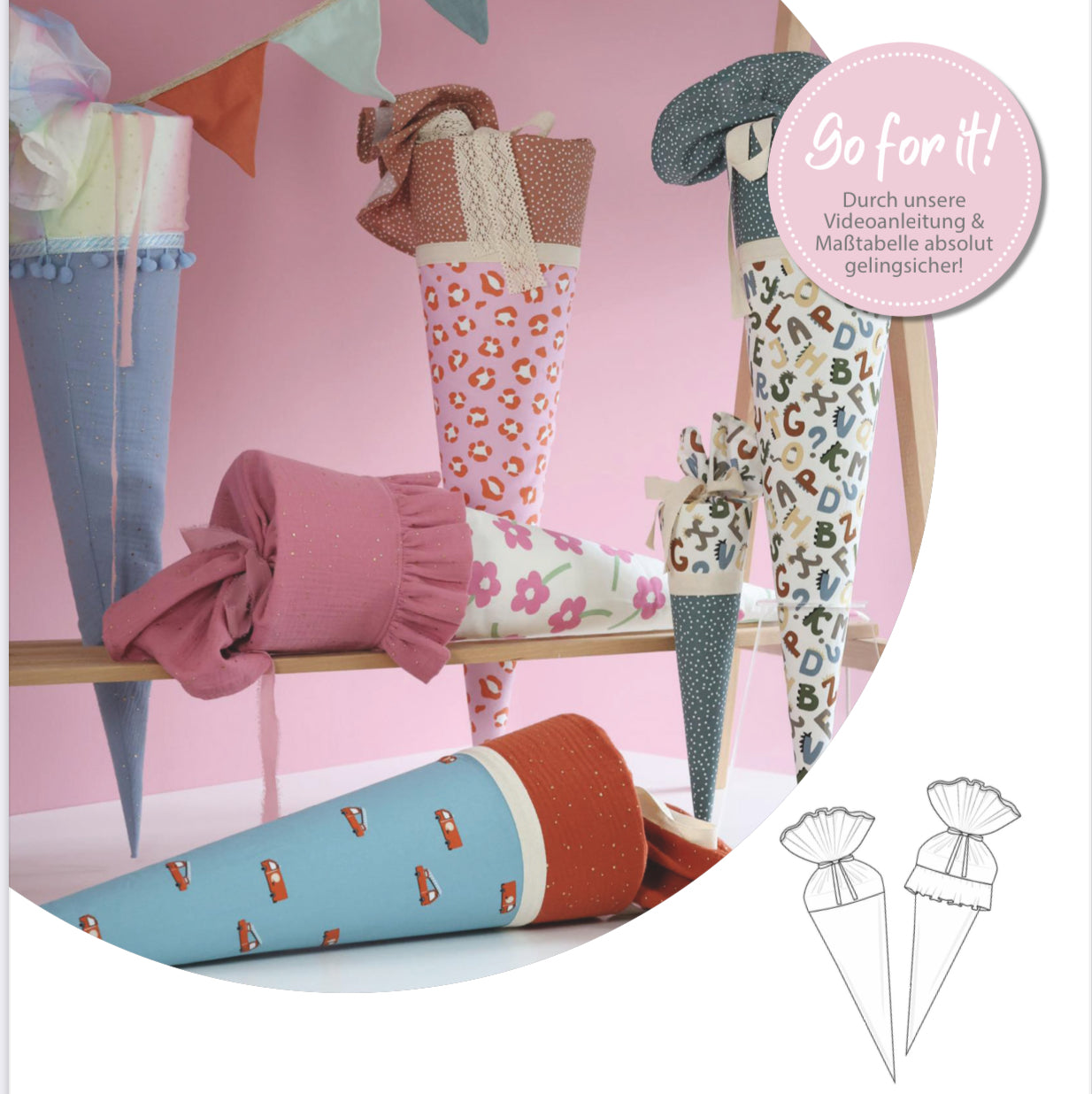 Nähanleitung: Schultüte