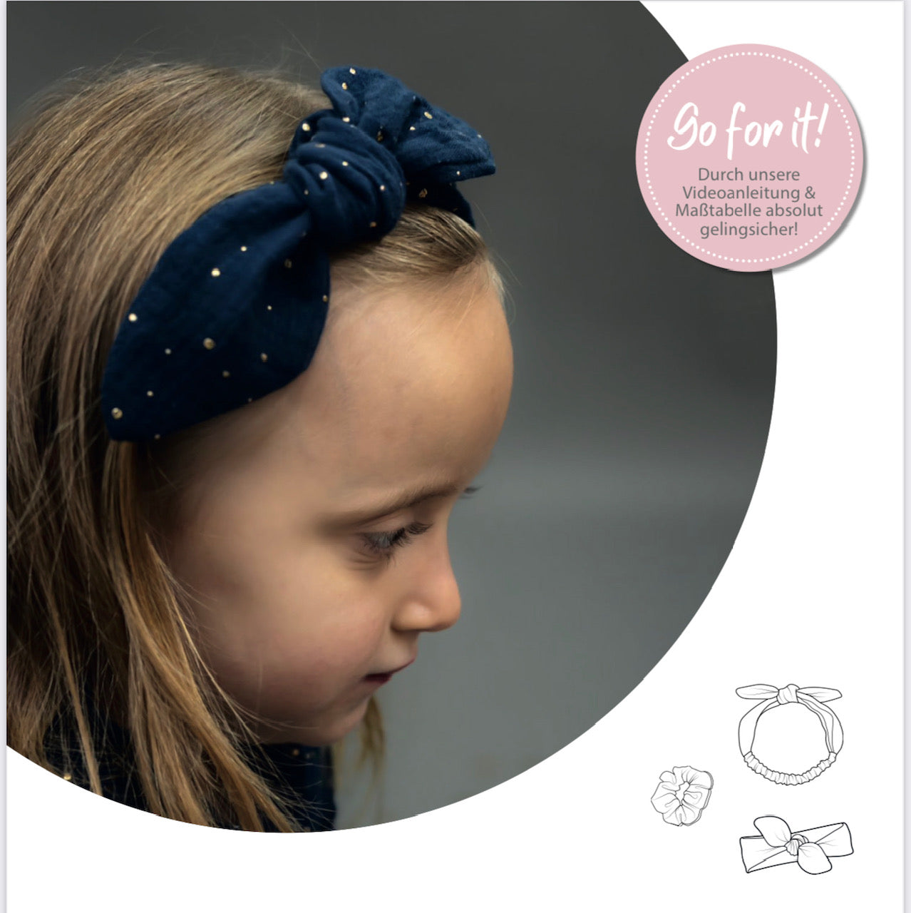 Nähanleitung: Haarband Set 0M-6J