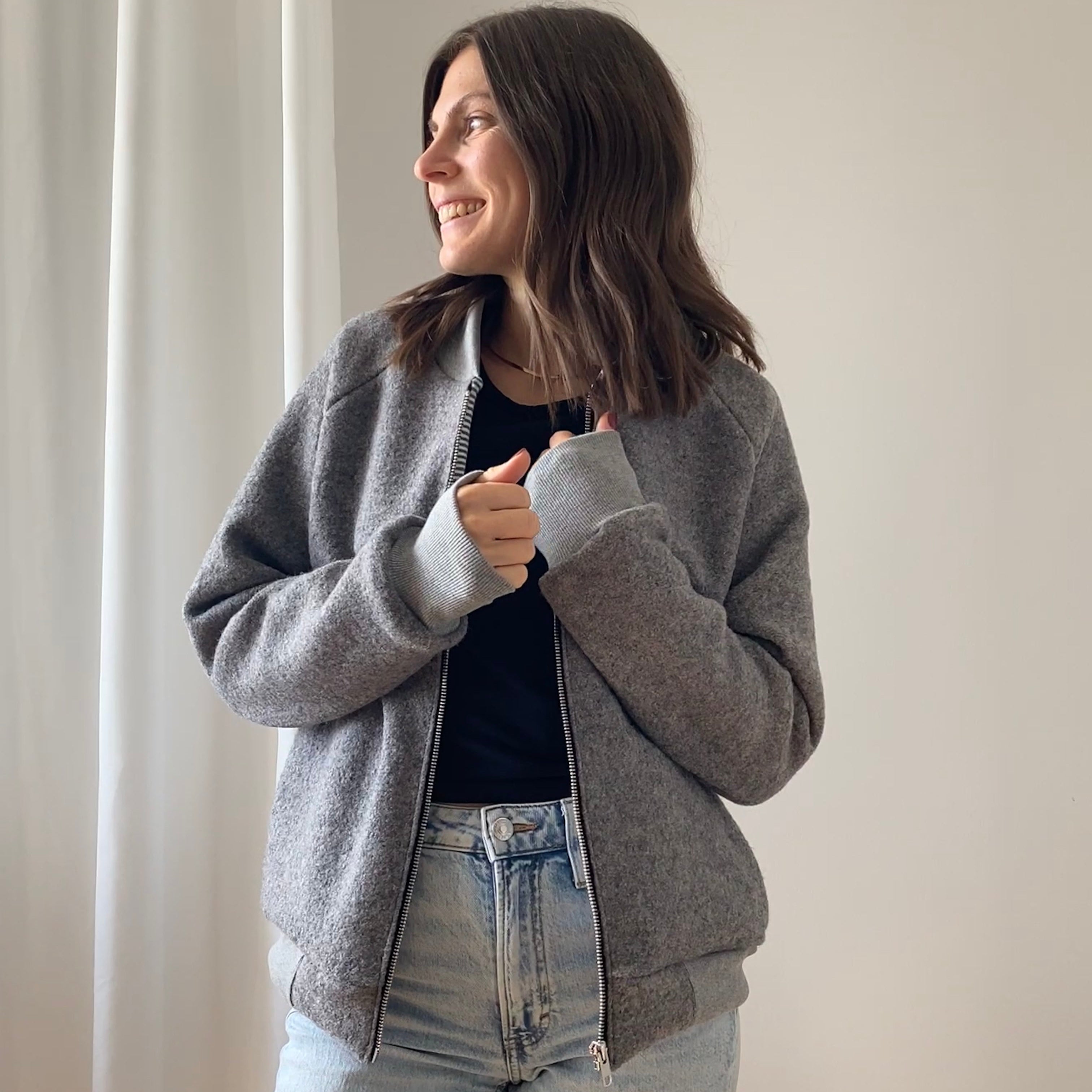 Nähanleitung: Collegejacke Paul Gr.34-52