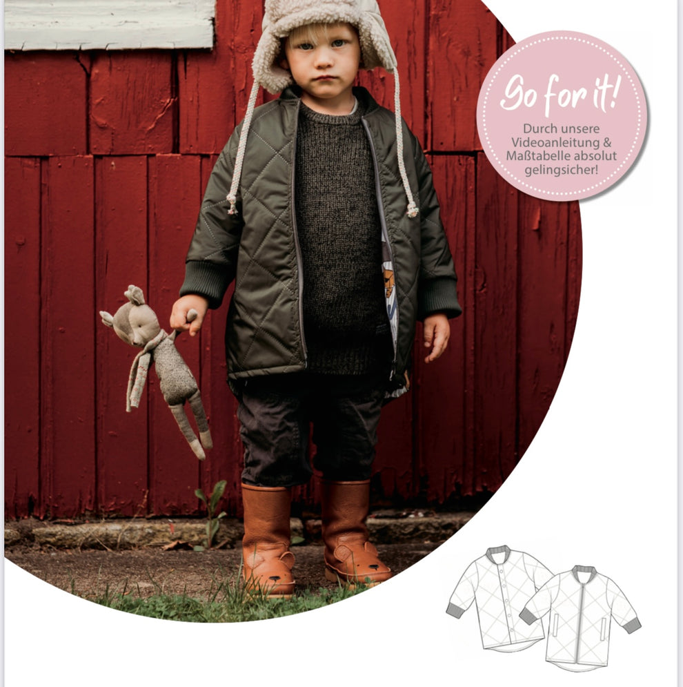 Nähanleitung: Mantel Bela Größe 86-134