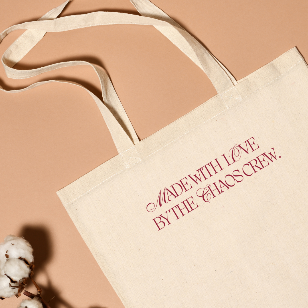 Bügelbild - Made with love by the chaos crew (klein)