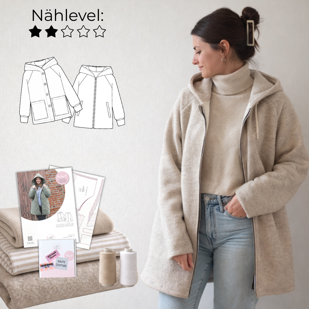 Nähpaket: Jacke Loulu DIY Box Gr. 34-52