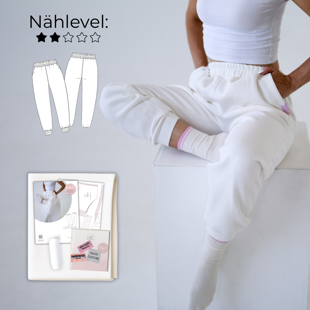 Nähpaket: Lazy Pants (Gr. 34-52)