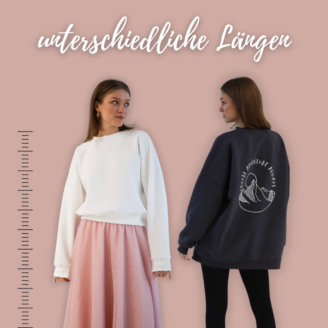 Nähpaket: Lazy Sweater Gr. XS-XXL