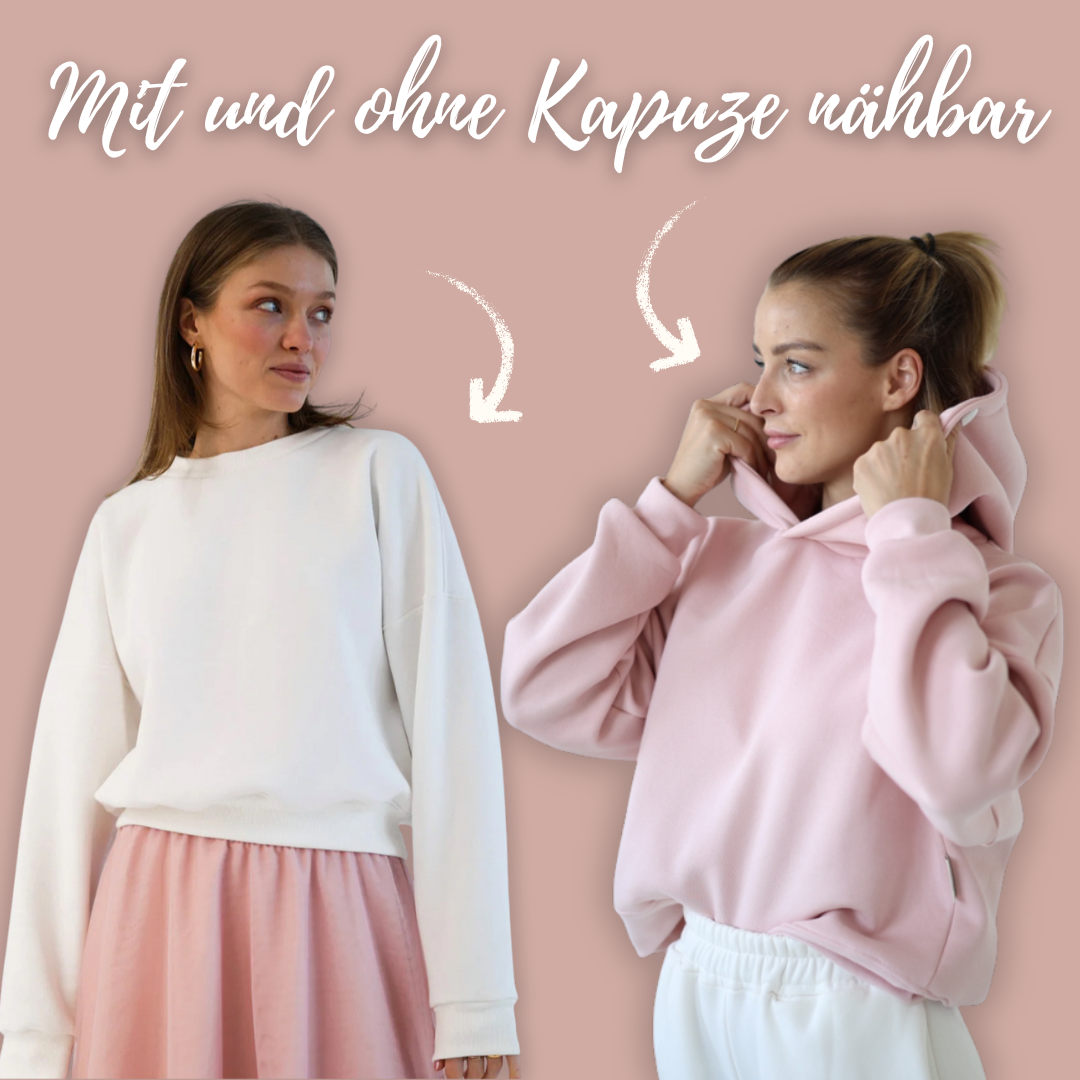 Nähpaket: Lazy Sweater Gr. XS-XXL