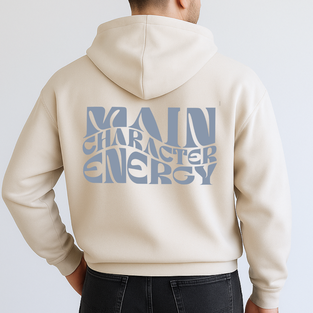 Bügelbild - Main Character Energy (groß)