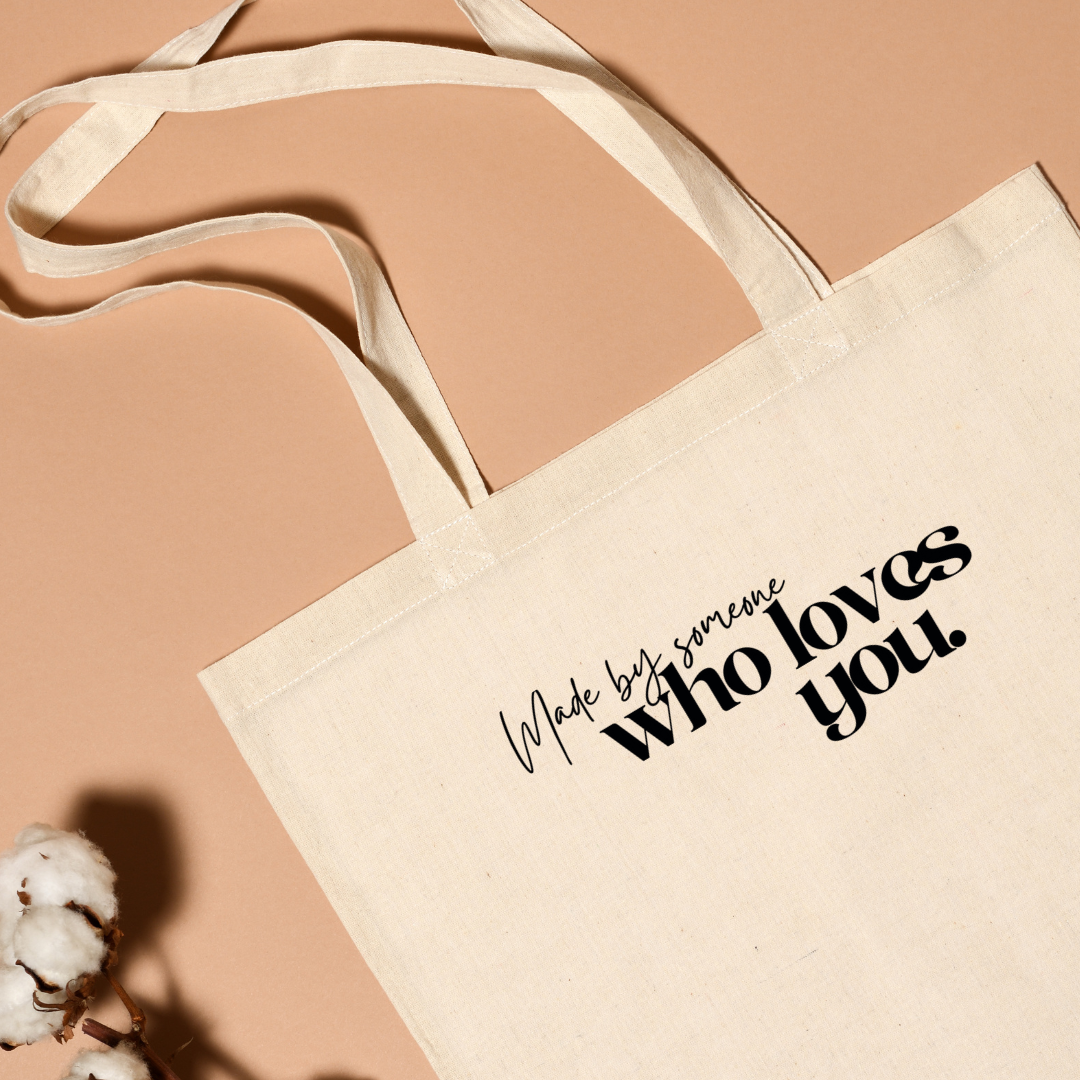 Bügelbild - Made by someone who loves you (klein)