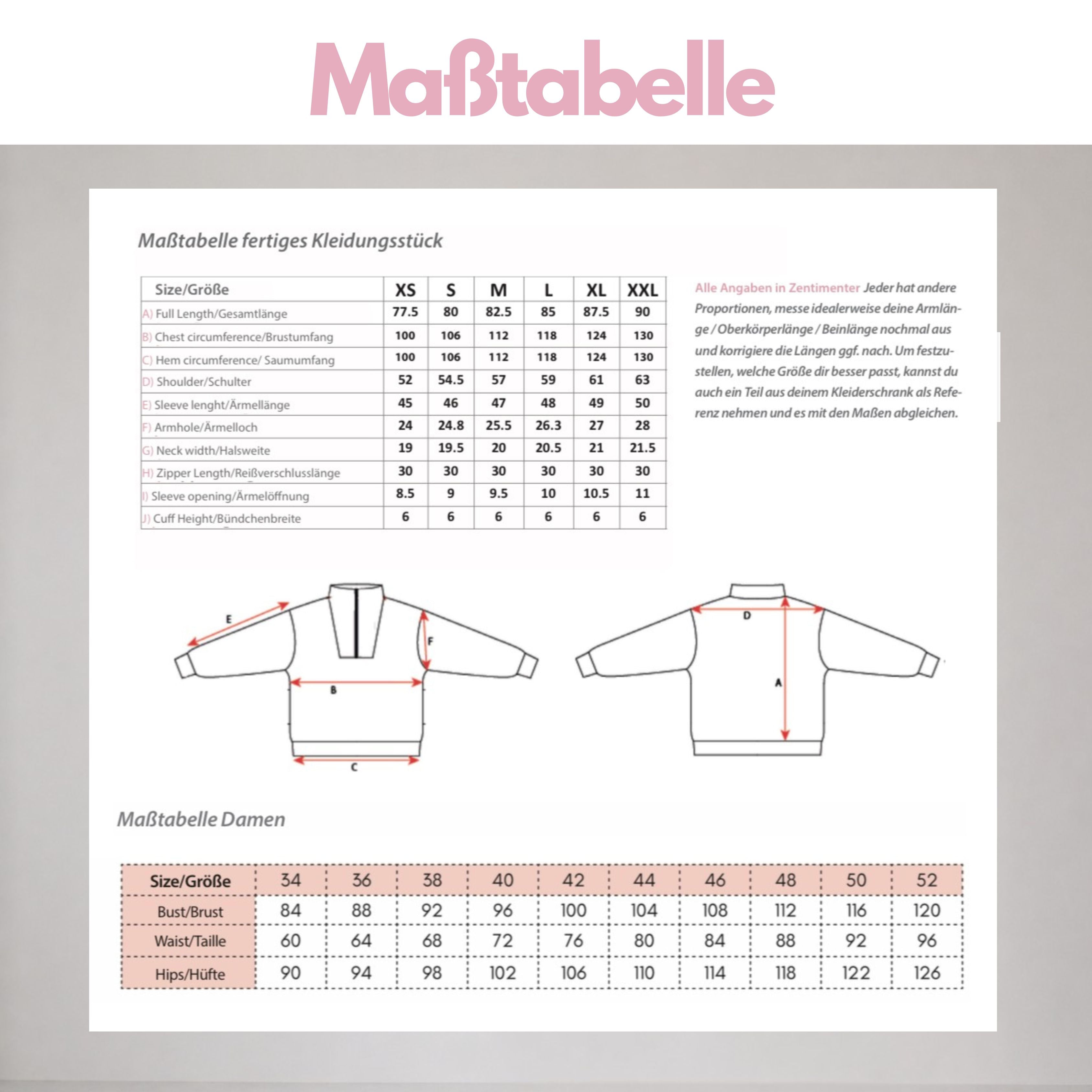 Nähpaket: Sweat-Troyer (Gr. XS-XXL)