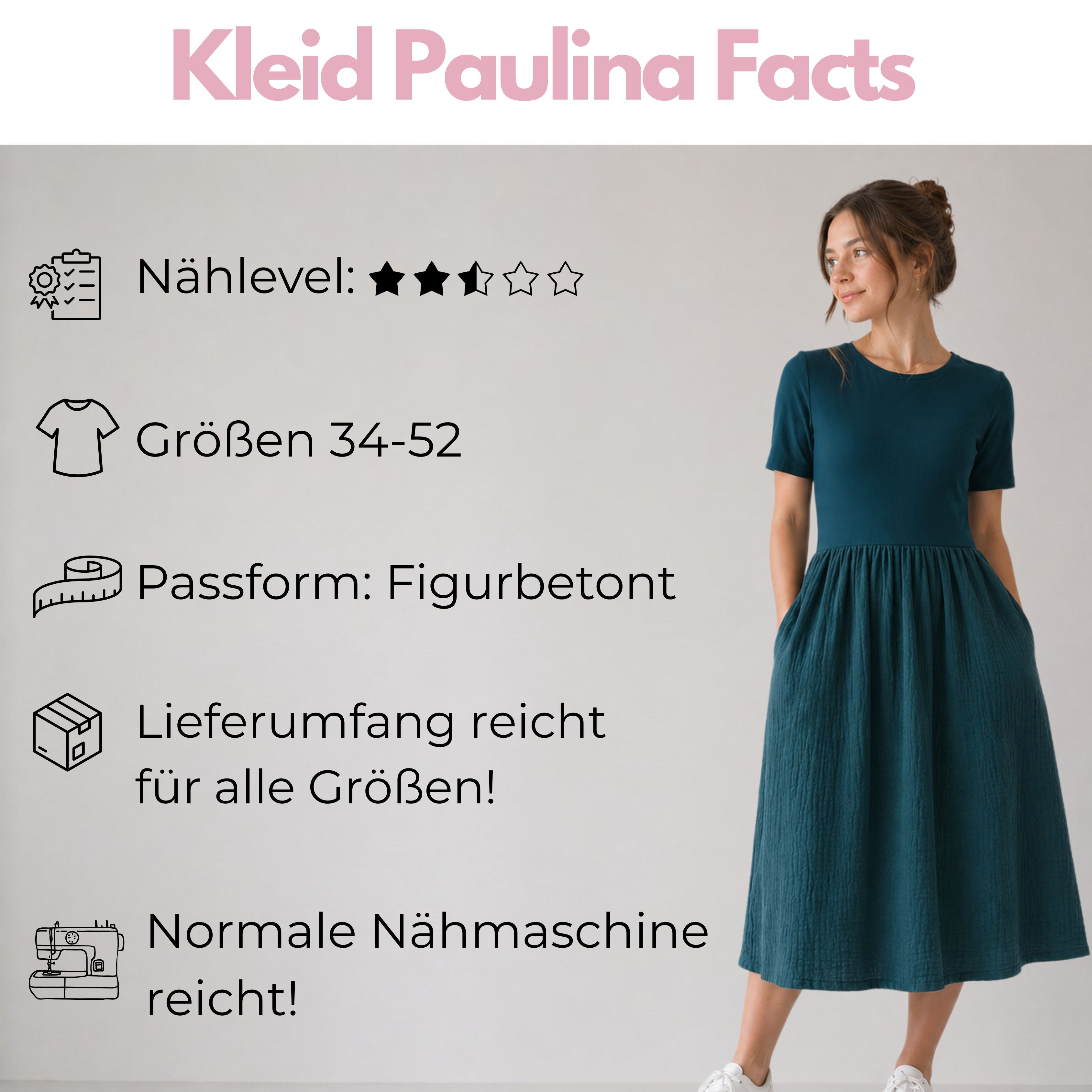 Refill-Kit: Kleid Paulina (Gr. 34-52)