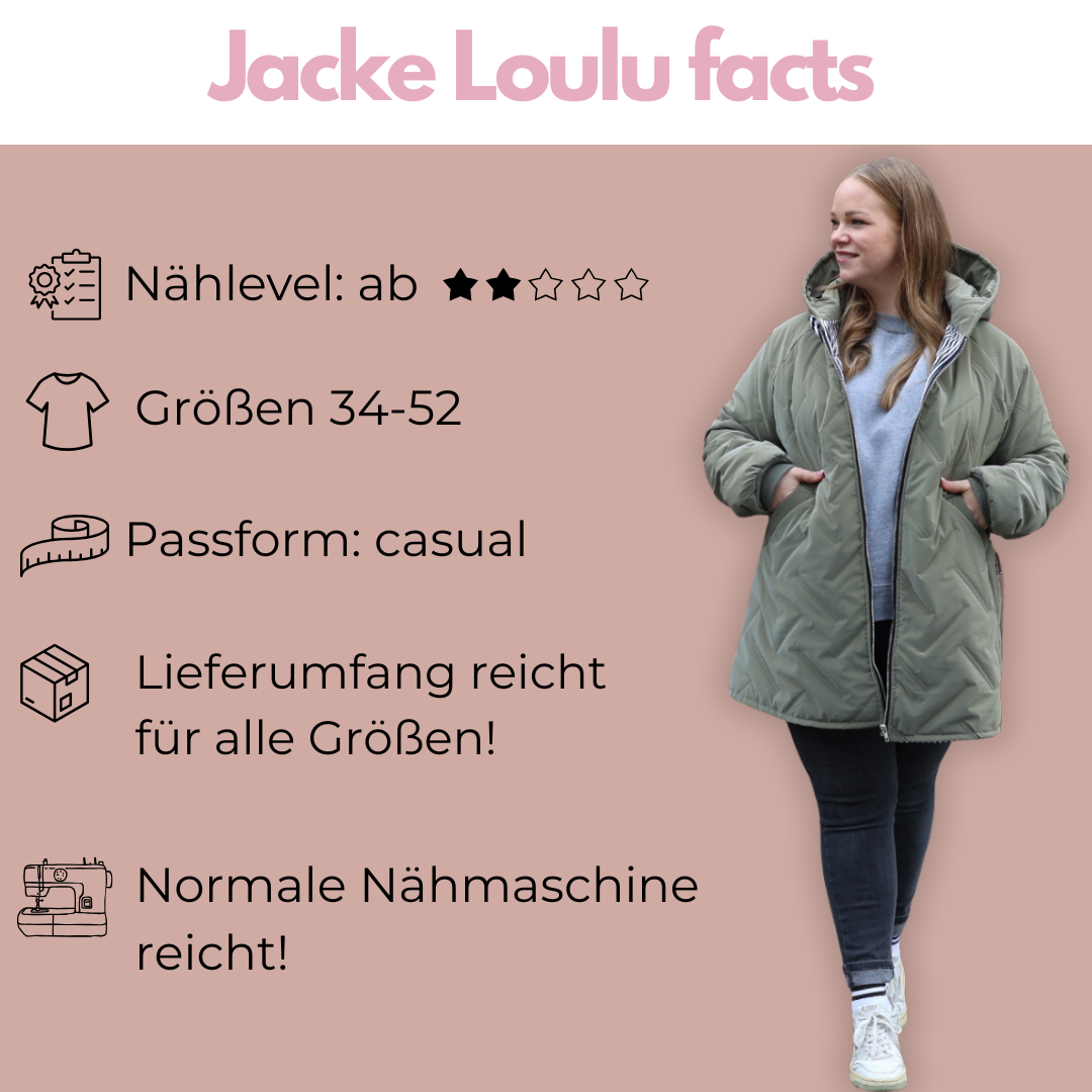 Nähpaket: Jacke Loulu DIY Box Gr. 34-52