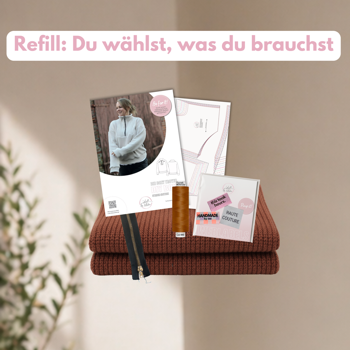 Refill-Kit: Strick Troyer (Gr. XS-XXL)