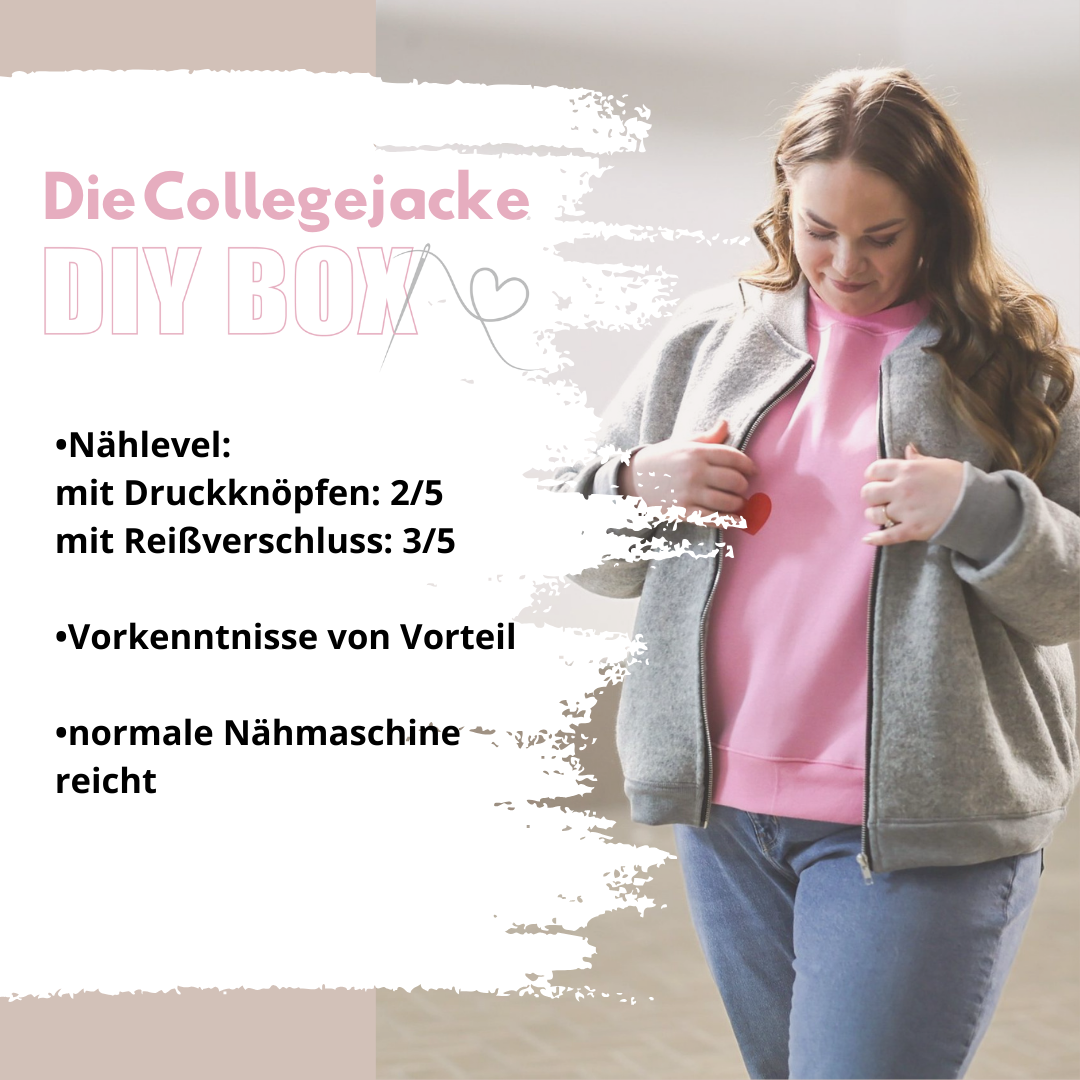 Nähanleitung: Collegejacke Paul Gr.34-52