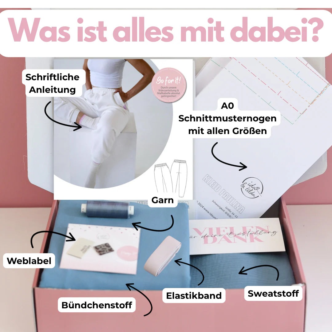 Nähpaket BUNDLE: Lazy Sweater & Pants Gr. XS-XXL