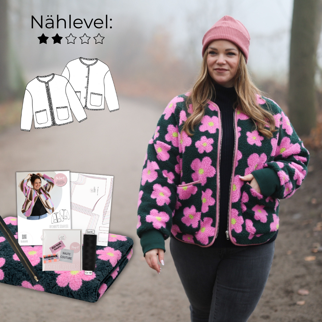 Nähpaket: Comfy Jacke (Gr. 34-52)