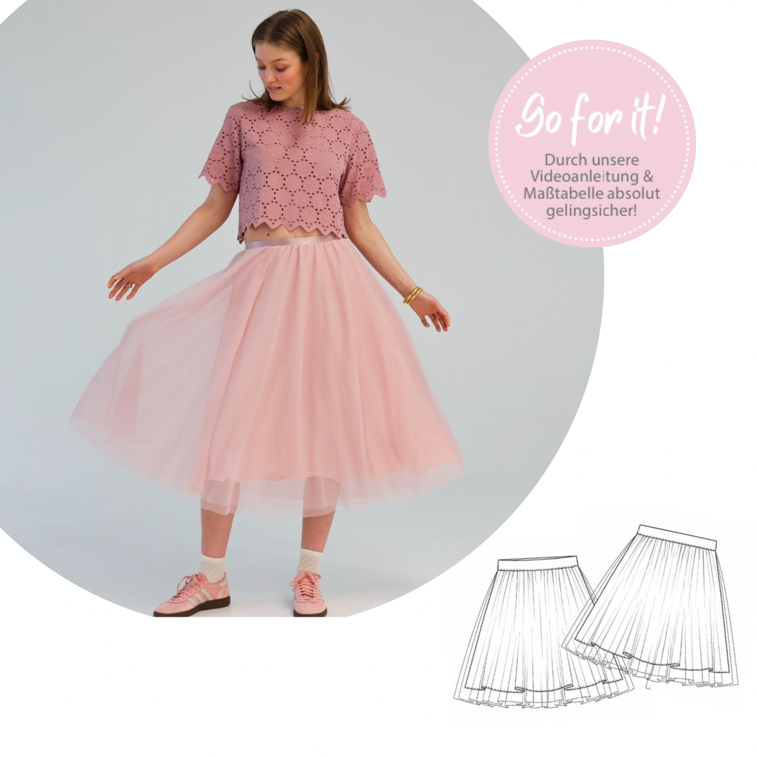 Nähanleitung: Classy Skirt Gr.34-52