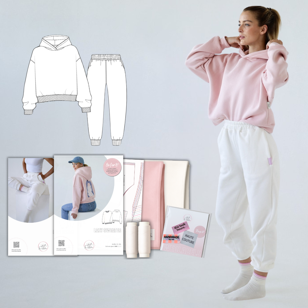 Nähpaket BUNDLE: Lazy Sweater & Pants Gr. XS-XXL