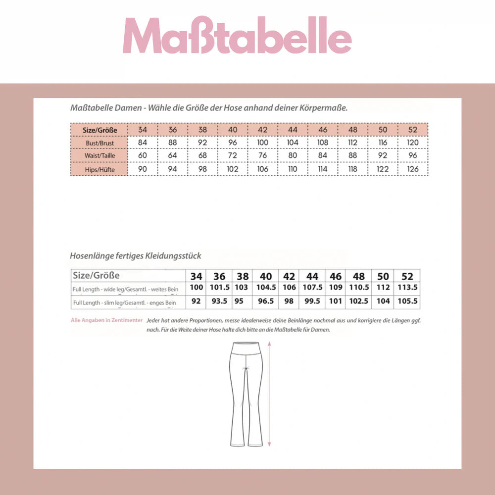 Nähanleitung: Essential pants Gr. 34-52