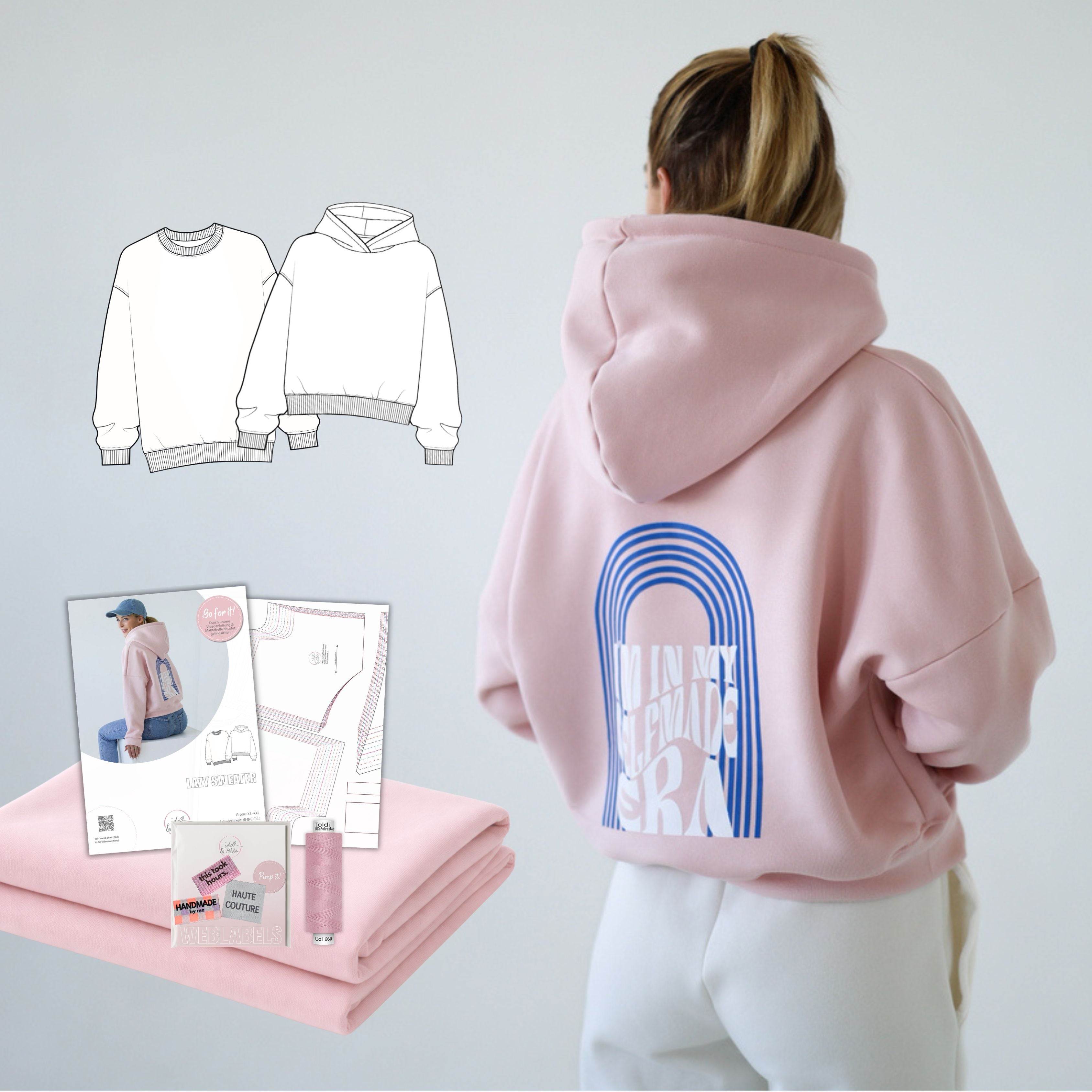Refill-Kit: Lazy Sweater (Gr. XS-XXL)