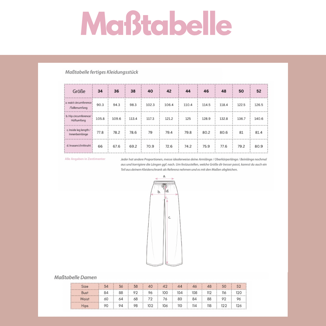 2 FÜR 1: Kurze Cozy Pants (Gr. 34-52)
