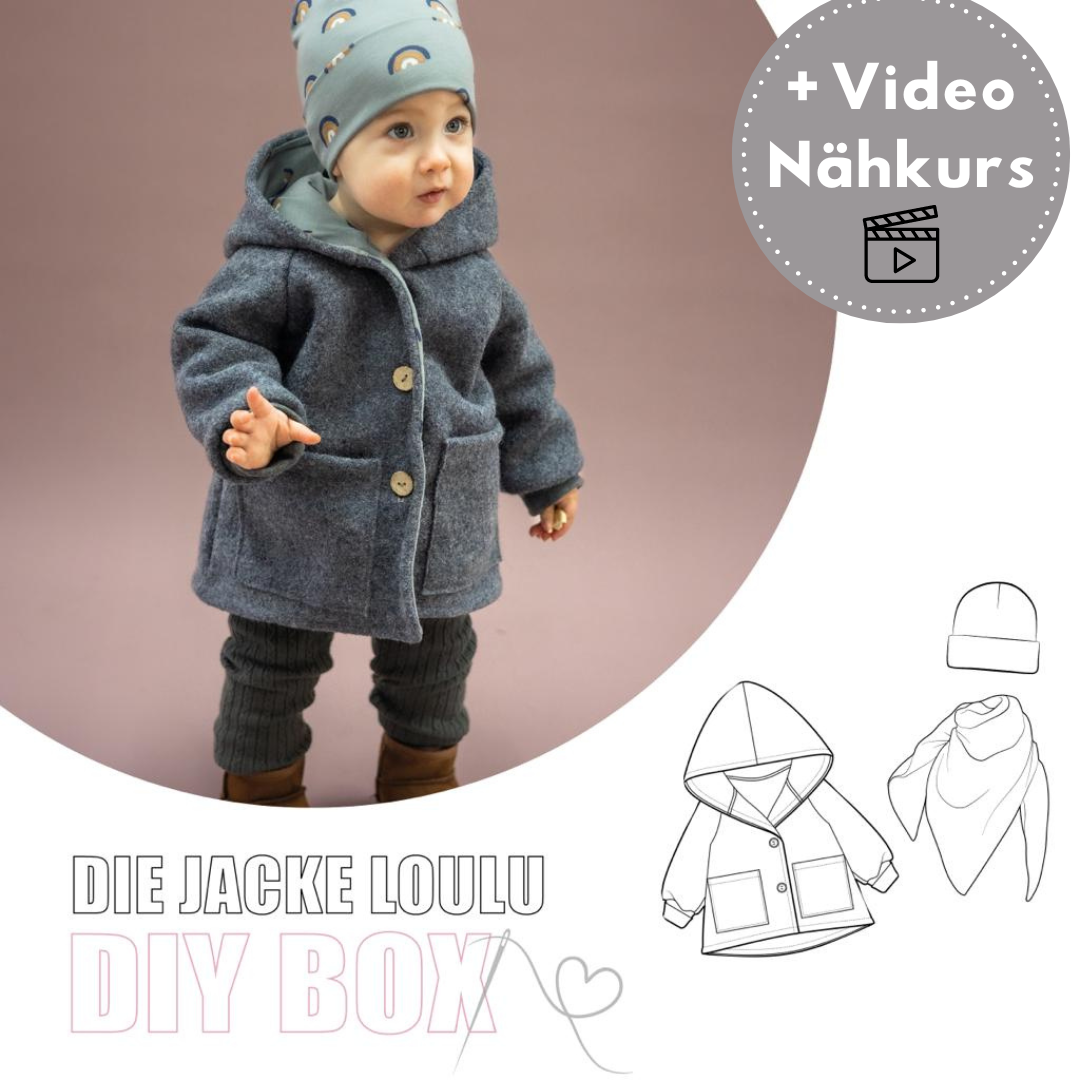 Nähpaket: Jacke Loulu DIY Box Gr. 74-122