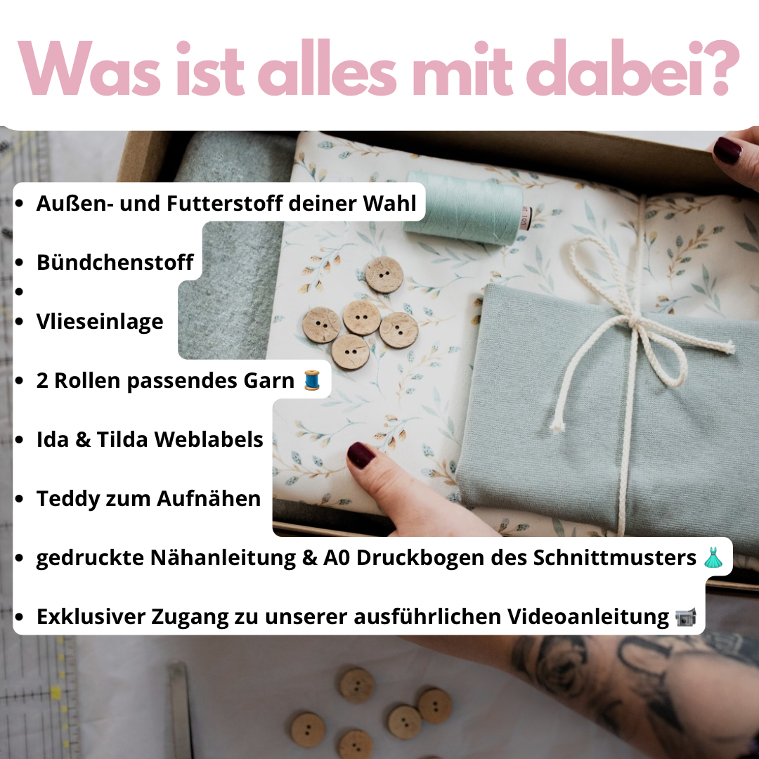 Nähpaket: Collegejacke Paul Gr. 34-52