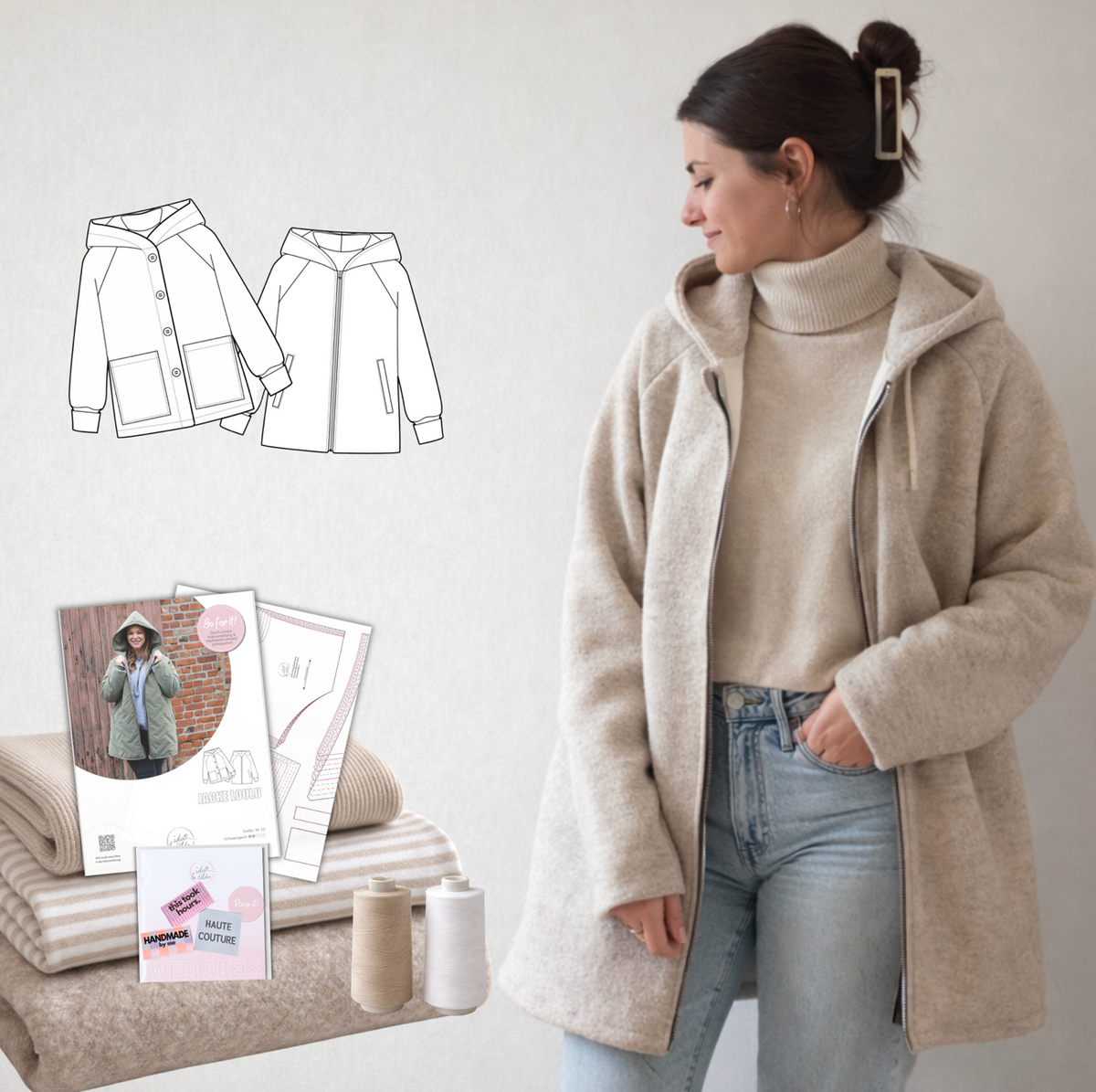 Refill-Kit: Jacke Loulu (Gr. 34-52)