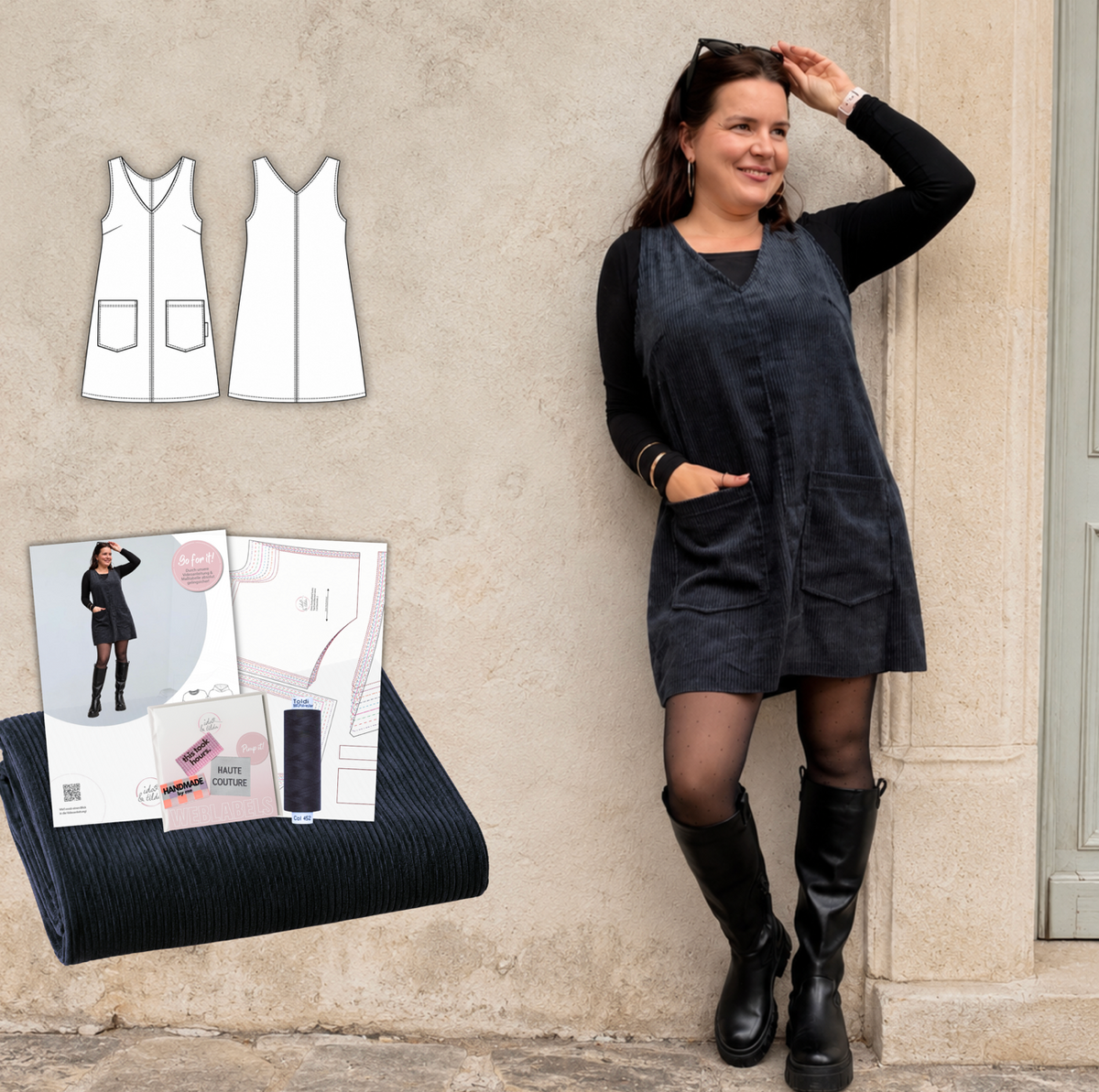 Refill-Kit: OverDress Kleid(Gr. 34-52)
